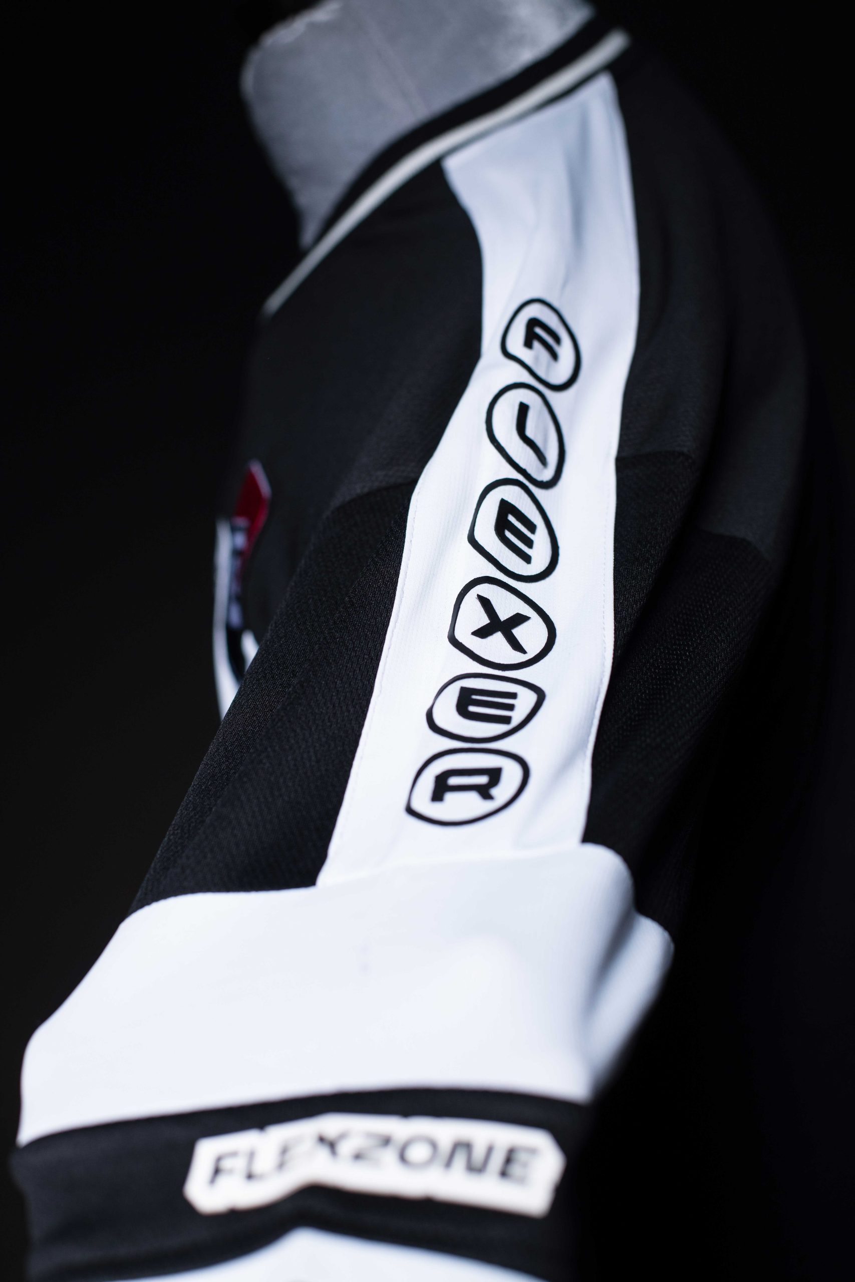 Flexer Merch® Black & White Oversized Jersey - Image 7