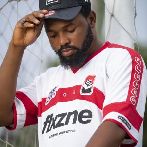 Alternative view of Flexer Merch® Red Oversized Jersey