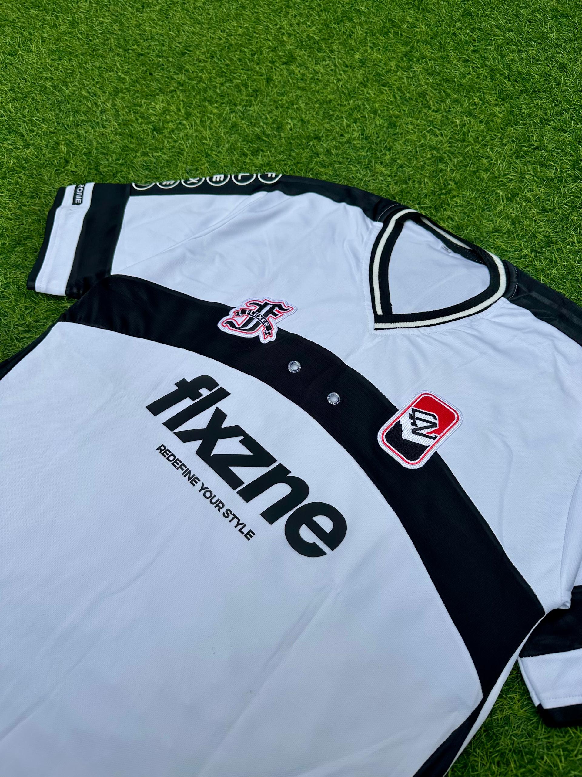 Flexer Merch® White & Black Oversized Jersey - Image 5